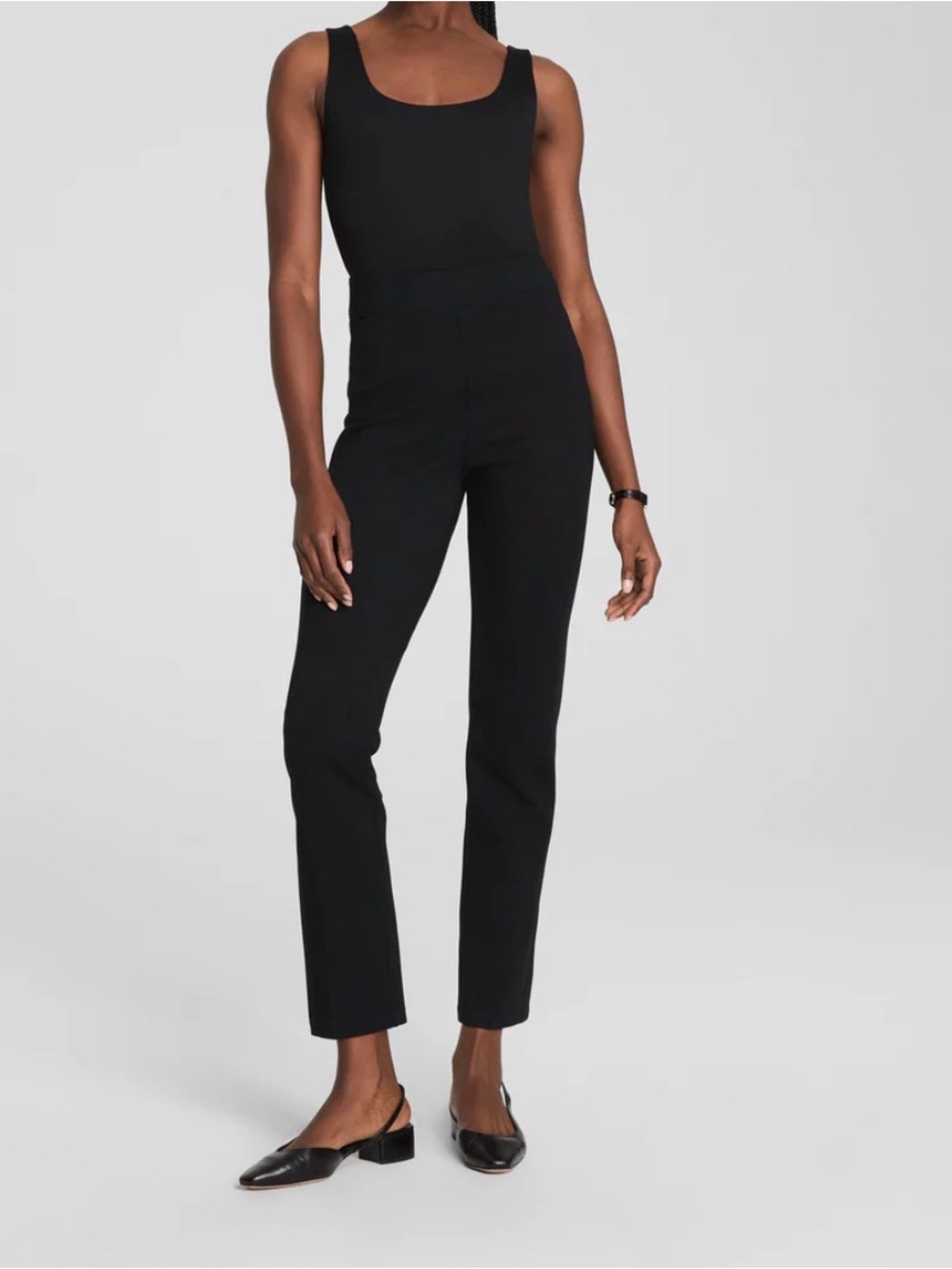 SPANXsupersmooth® PerfectFit
Ponte Slim Straight Pant in black size Large